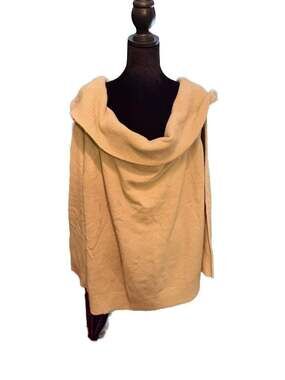 Brave Soul London Beige Off-The-Shoulder Knit Sweater Size 26